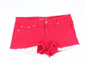 21 RED DENIM SHORTS 29 EUC