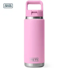 21071502471 TERMO RAMBLER 26oz STRAW BOTTLE COLOR MATCHED POWER PINK MARCA YETI