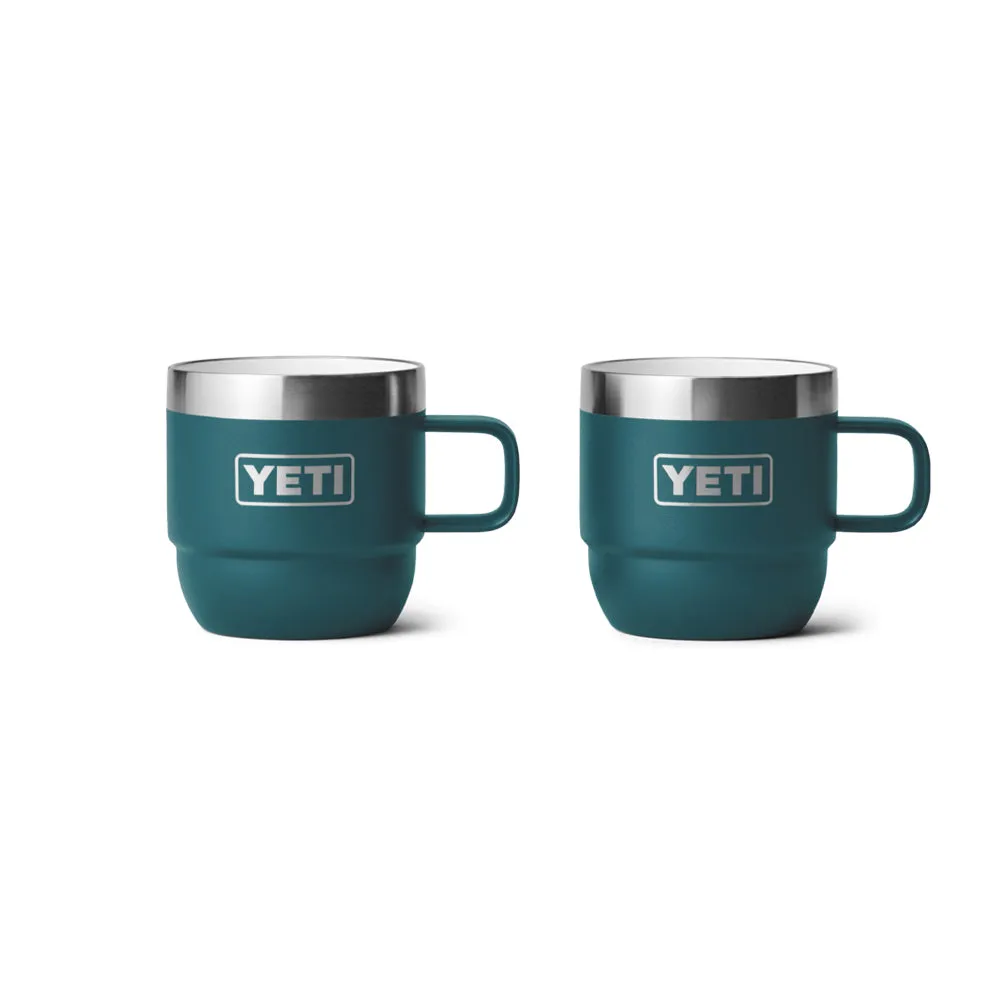 21071502578 TAZA RAMBLER 6oz STACKABLE 2 PIEZAS AGAVE TEAL MARCA YETI