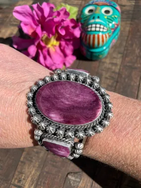 3 Stone Purple Spiny Cuff