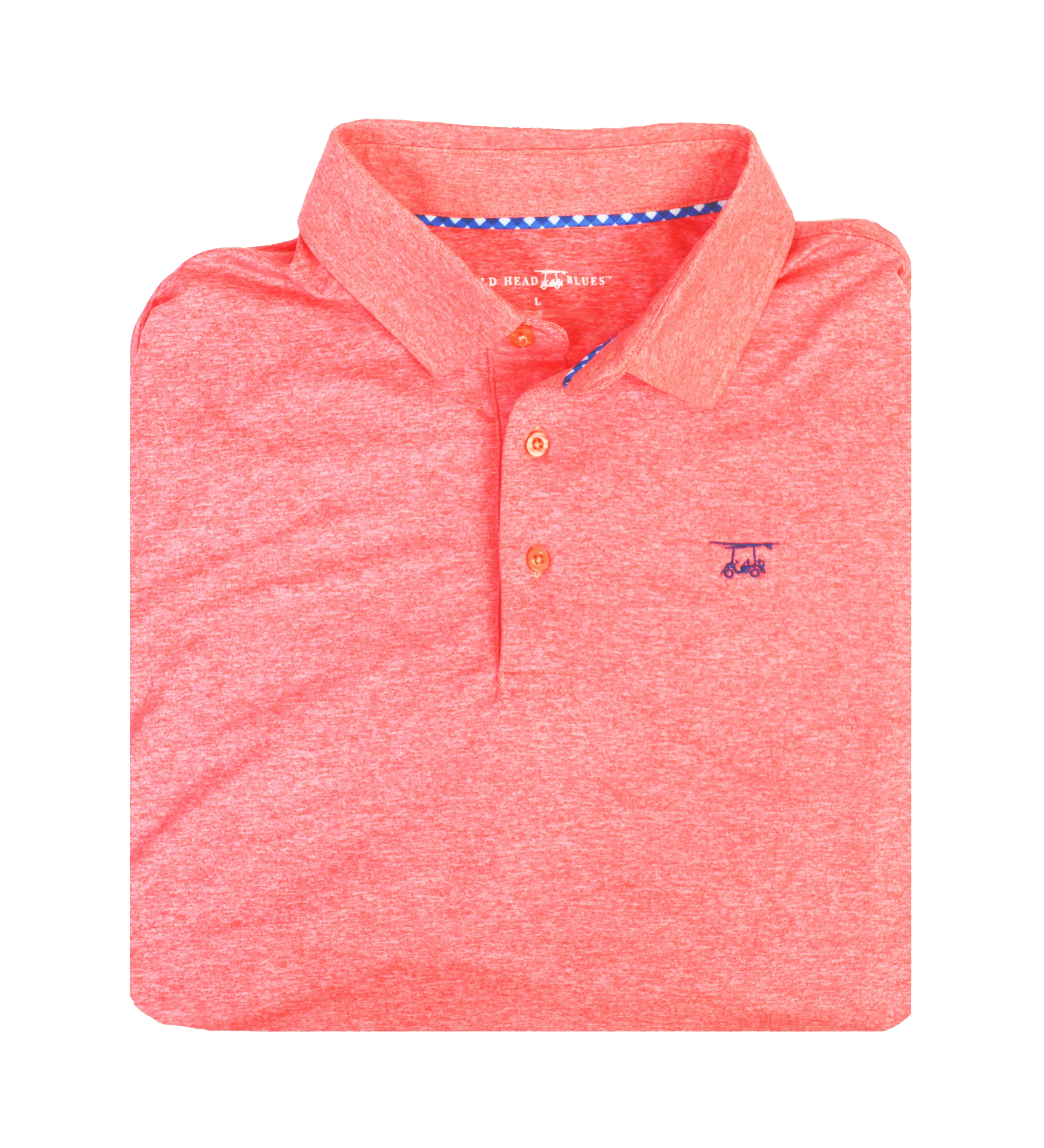 Albatross Polo - Heather Coral