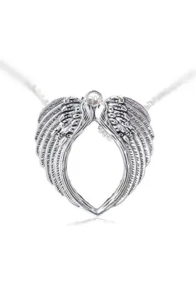 Angel Wings Large Pendant and Necklace - Khloe