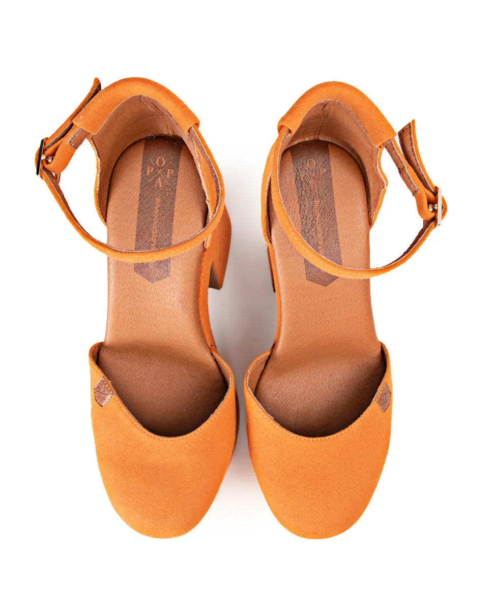 Cua Baja Cantalar Suede Naranja