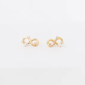 Diamond Infinity Studs