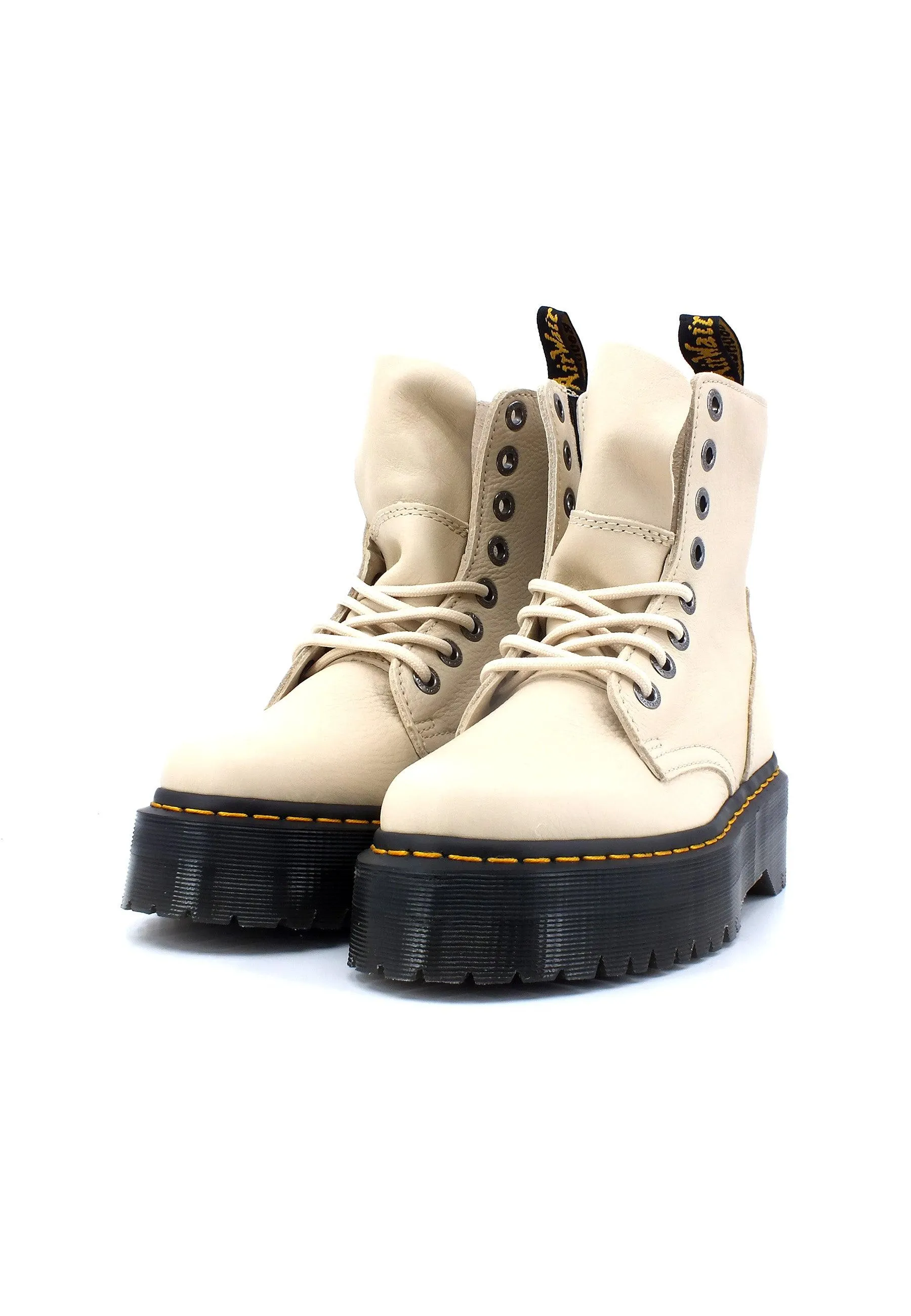 DR. MARTENS Pisa Stivaletto Anfibio Donna Beige JADONIII-26378292