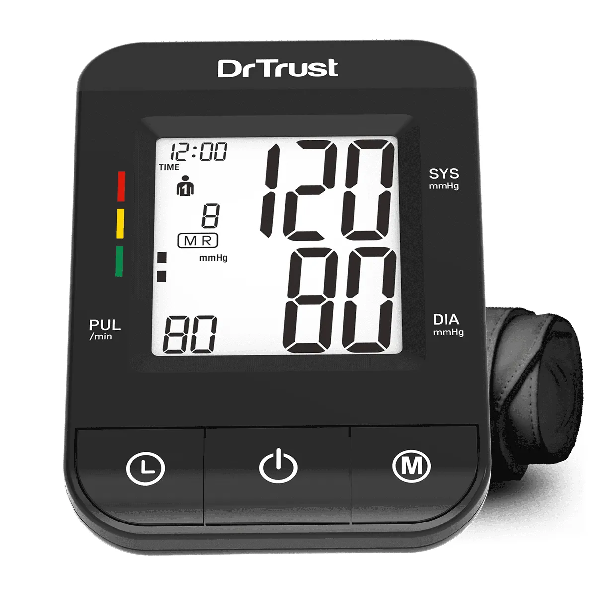 Dr Trust USA BP Machine Comfort Pro Digital Blood Pressure Monitor with Upper Arm Large Cuff for Automatic Home Testing Device Equipment 115