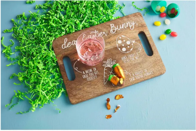 Easter Bunny Treat Tray