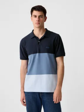 Gap Logo Stretch Pique Polo Shirt