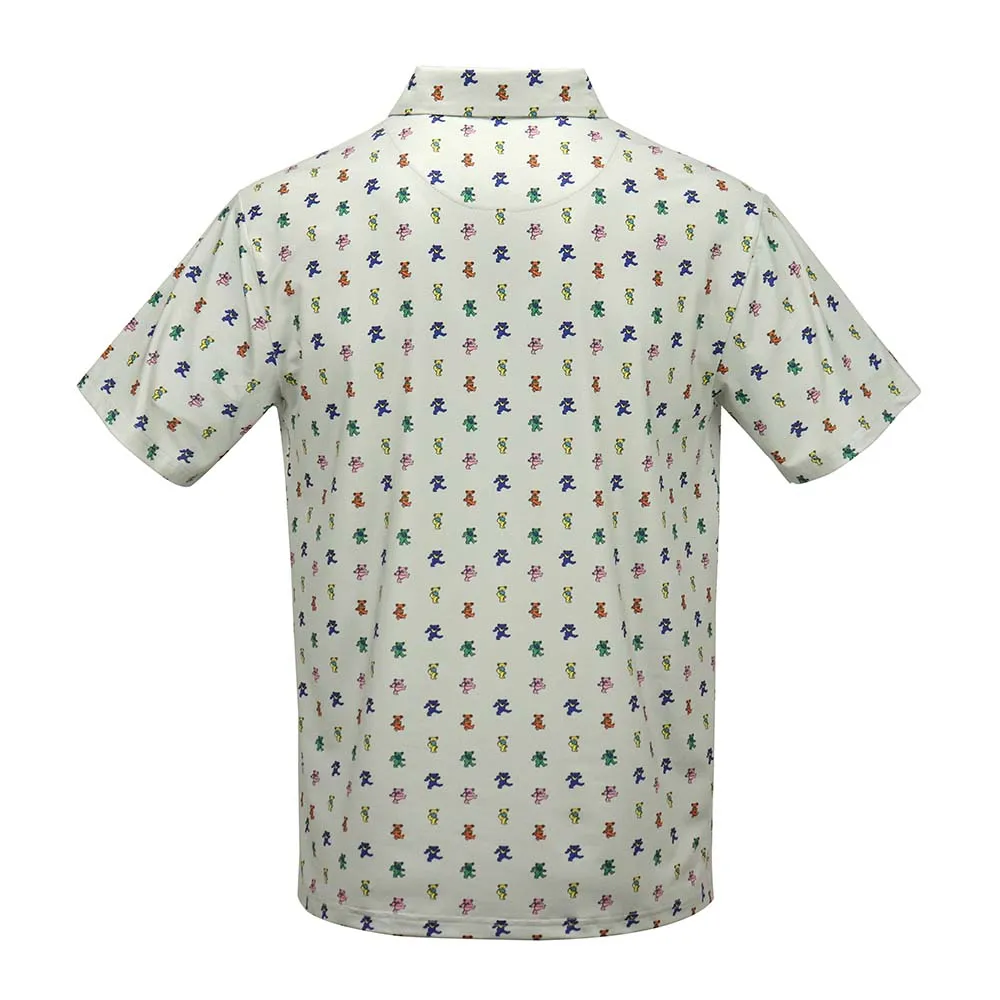 Grateful Dead | Performance Polo | Grey Dancing Bears