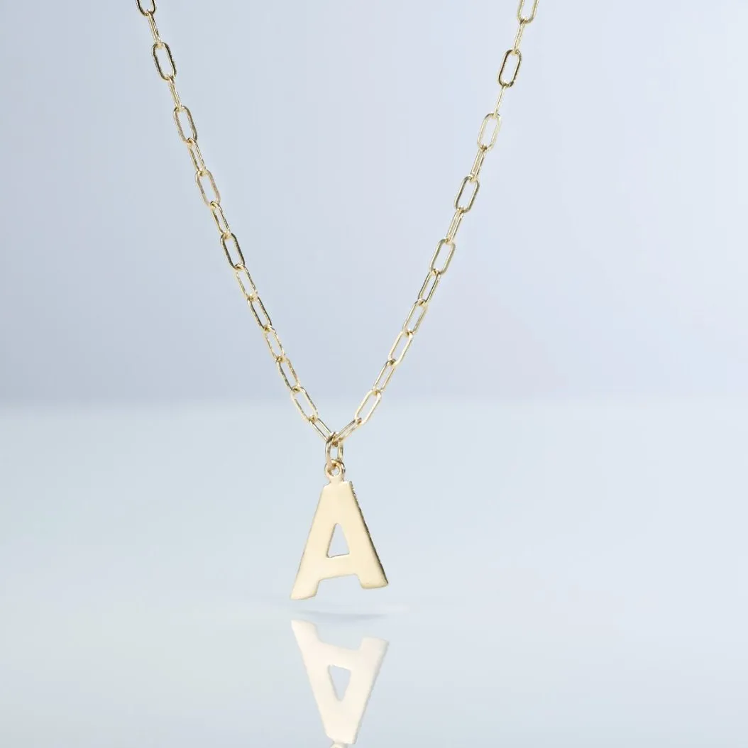 H Cutout Letter Charm