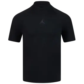 Jordan Dri-FIT Sport Regular Fit Mock Neck Golf Polo Black - 2024