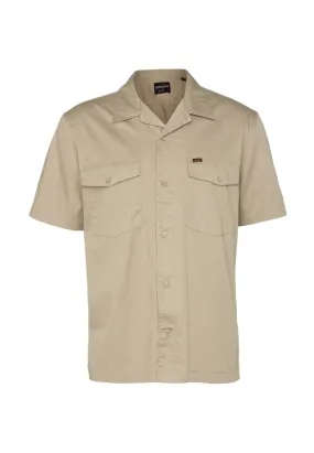 Lee Men's short sleeve shirt Chetopa Shirt L68POMA24 mushroom