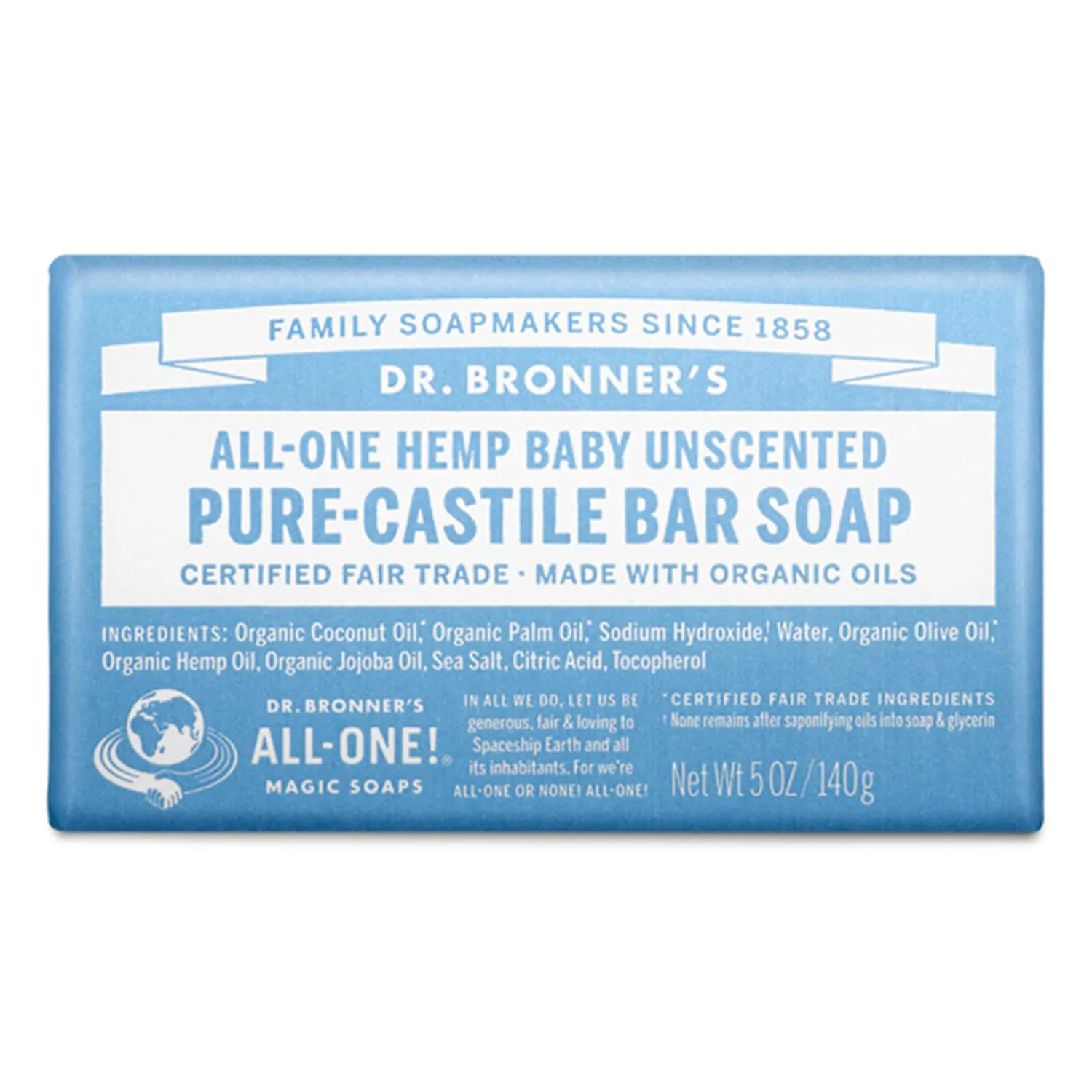 PURE-CASTILE HEMP BAR SOAP