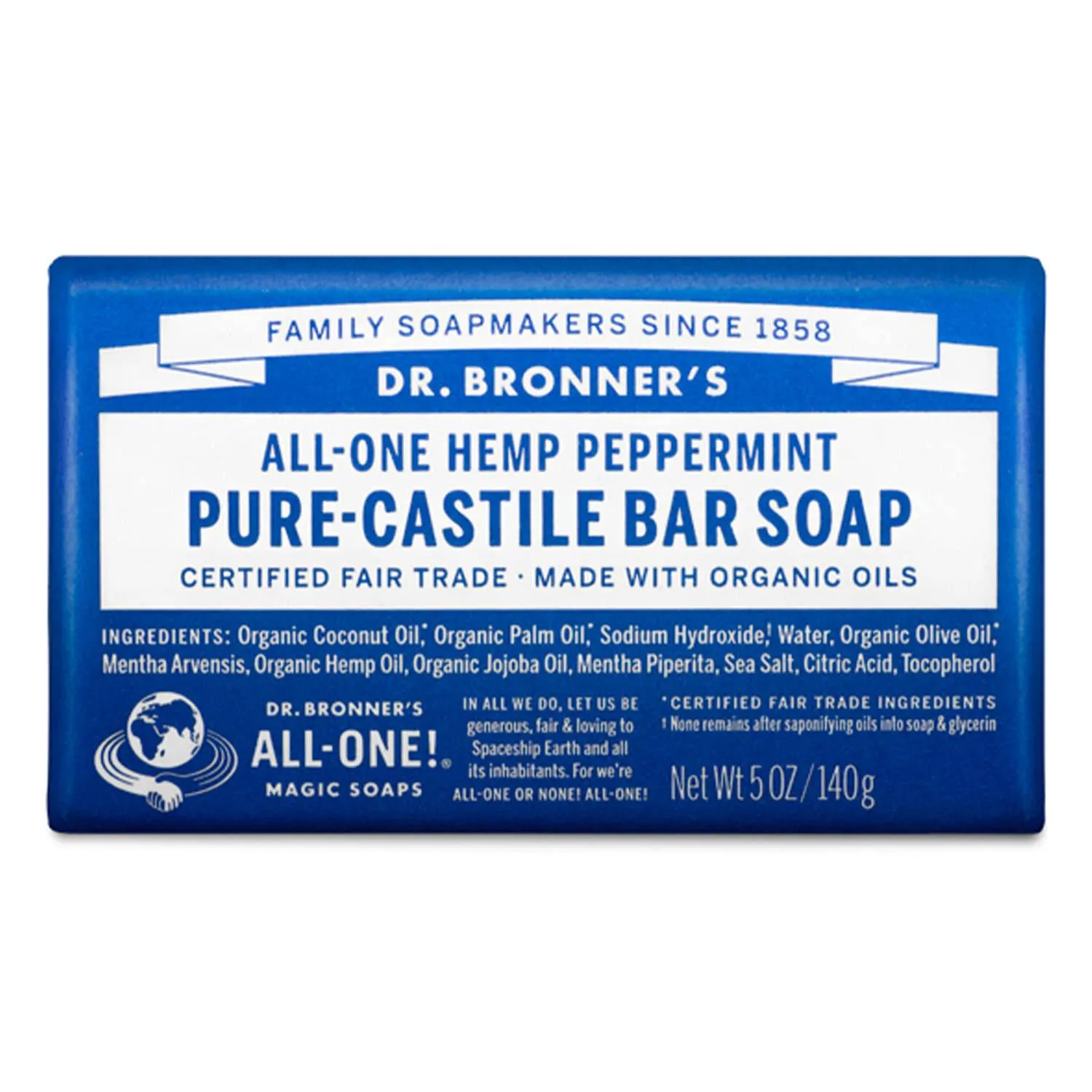 PURE-CASTILE HEMP BAR SOAP