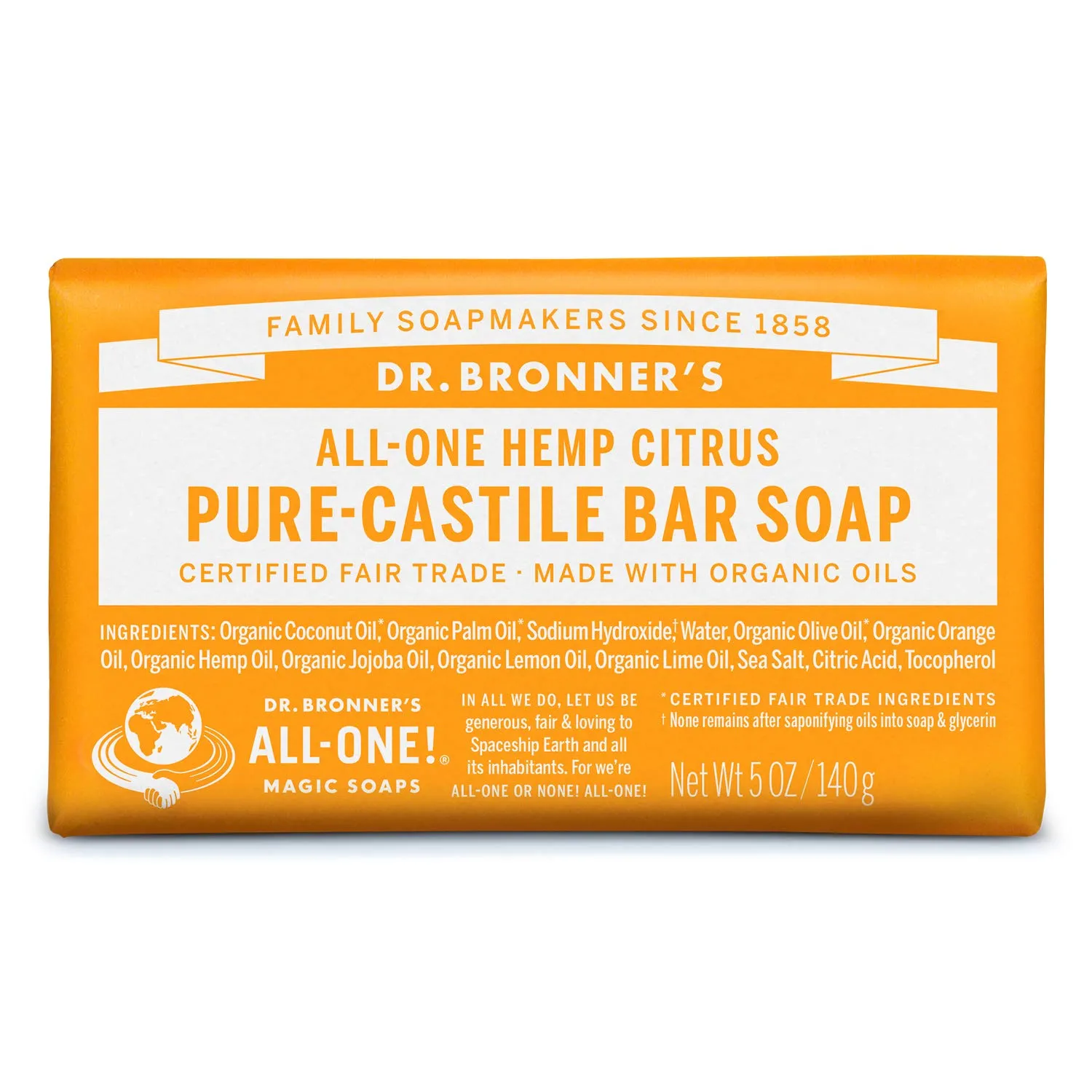 PURE-CASTILE HEMP BAR SOAP