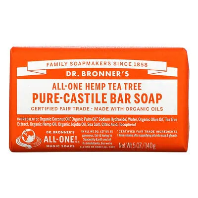 PURE-CASTILE HEMP BAR SOAP