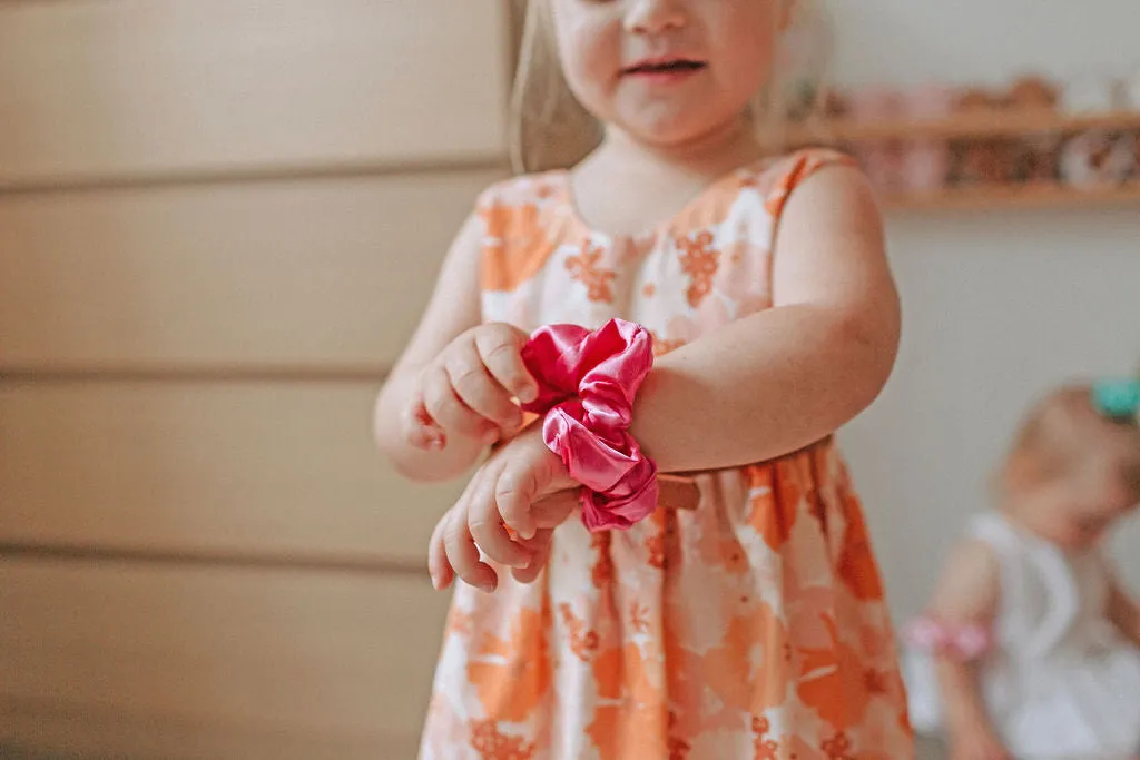 Raspberry Pink Scrunchie