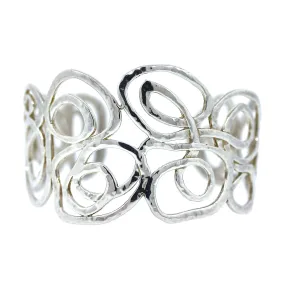 Robert Lee Morris Swirl Open Cuff Bracelet