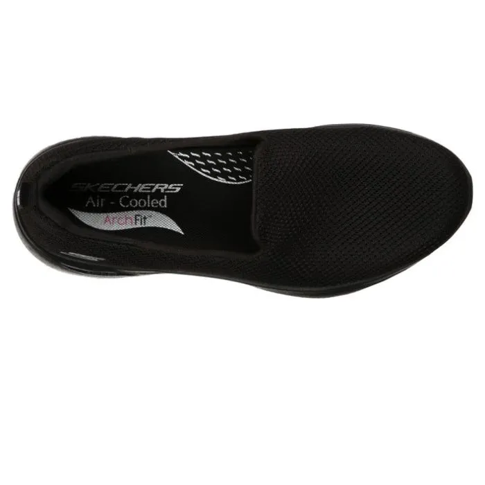 Skechers Arch Fit Slip Ons Grateful Black 124401