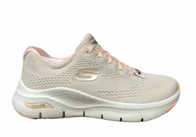 Skechers Arch Fit women's sneakers shoe 149057/NTCL light coral beige