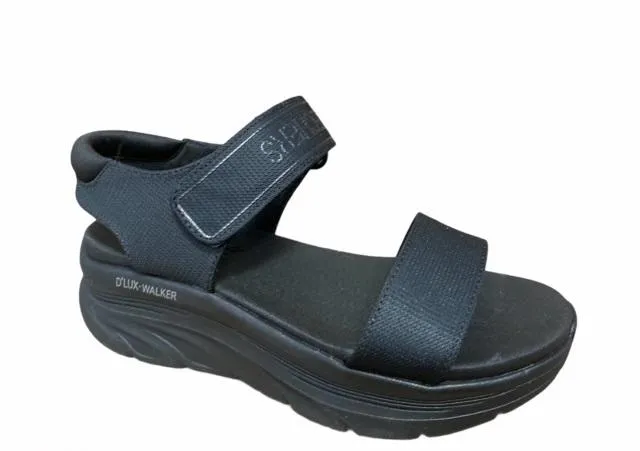 Skechers D'Lux Walker New Block women's sandal 119226/BBK black 