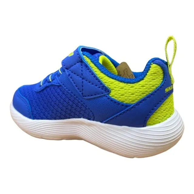 Skechers Dyna-Lite Relter 407237N/BLLM lime blue children's shoe