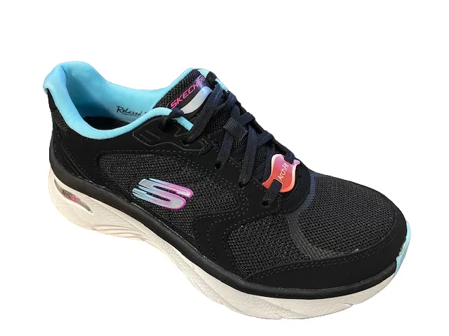 Skechers women's leisure shoe Arch Fit D'Lux 149686/BKBL black-blue 