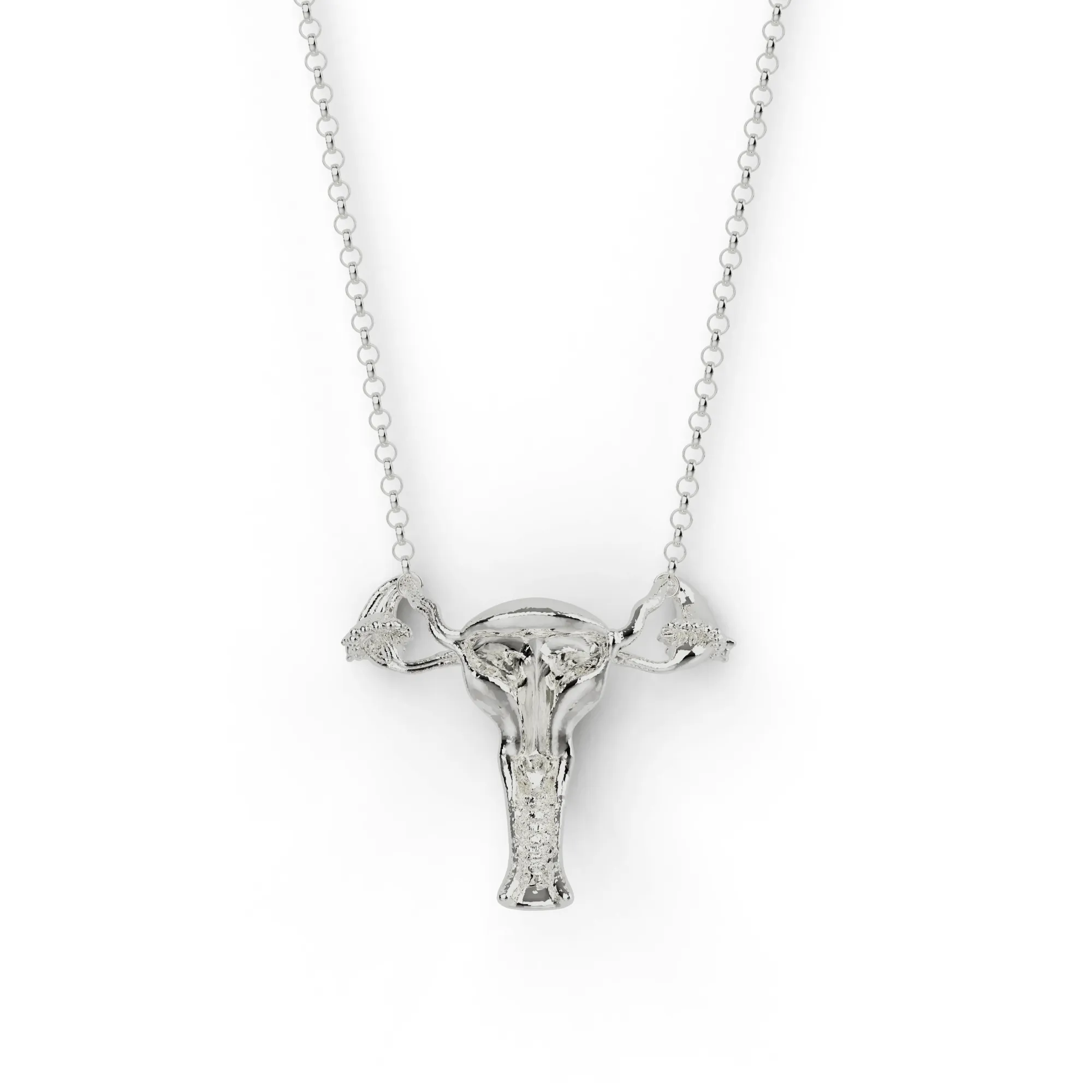 uterus necklace H | silver