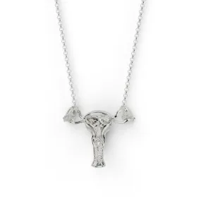 uterus necklace H | silver