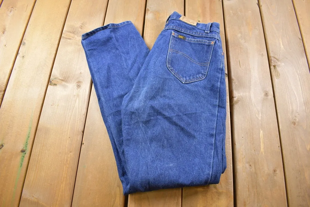 Vintage 1970s Lee Denim Jeans Size 28 x 30 / Vintage Denim / Vintage Lee / Made In USA / Retro Jeans / True Vintage / Essentials