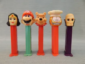 Vintage Assorted PEZ Dispensers- Lot of 5